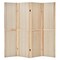 4-Panel Pegboard Display 5 Feet Tall Folding Privacy Screen for Craft Display Organized